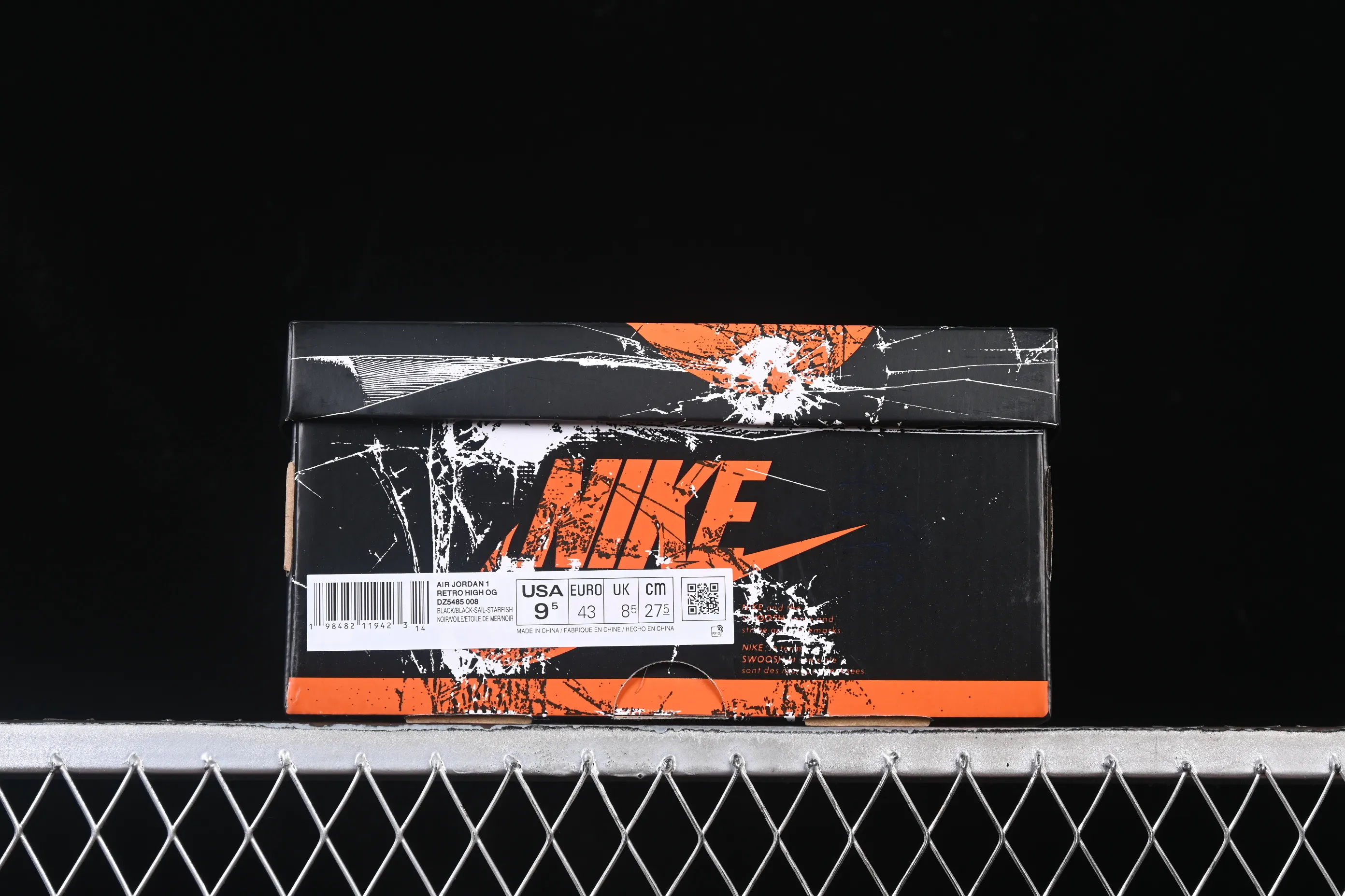 All Categories Air Jordan Jordan Series Basketball Shoes Air Jordan 1 High Foreign Trade Version Air Jordan 1 High OG "Shattered Backboard" AJ1 Joe 1 New Shattered DZ5485-008